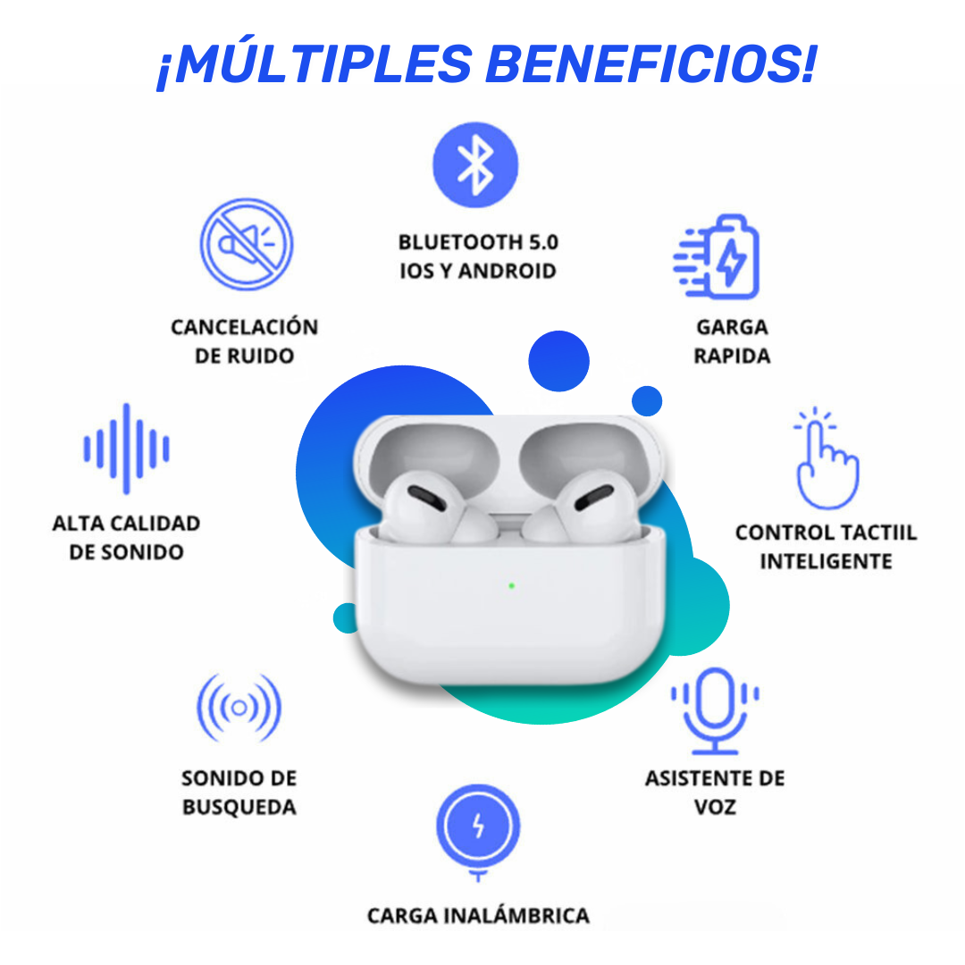 Audífonos Pro 2 con funda, lanyard, cable y estuche