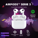 AirPods™ Serie 3 ALTA GAMA | + ¡SPOTIFY GRATIS! 🎧✨